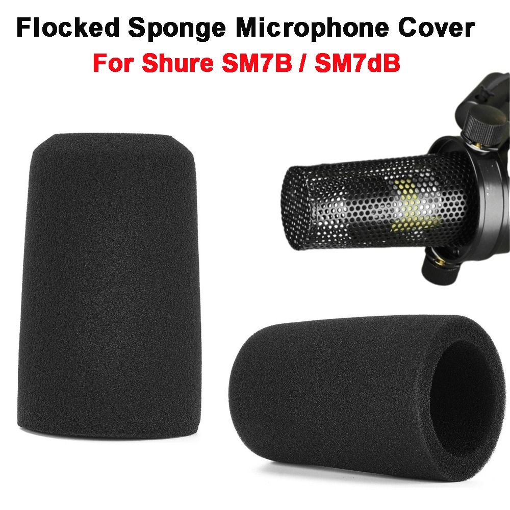 Shure Mic Sm7B - 1pcs Replacement Mic Windscreen Cover Flocked