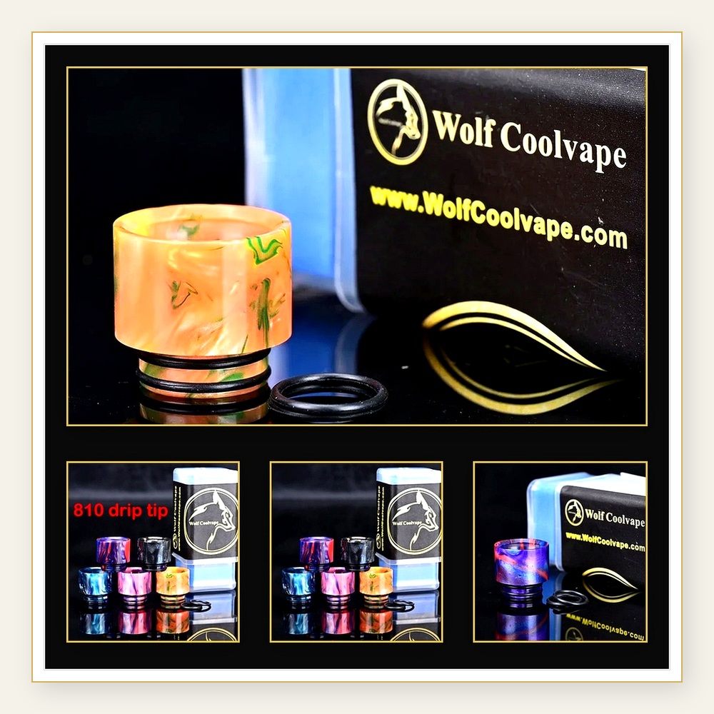 Wolfcoolvape 810 Drip Tips - S - огляд і ціна Drip Tip Resin