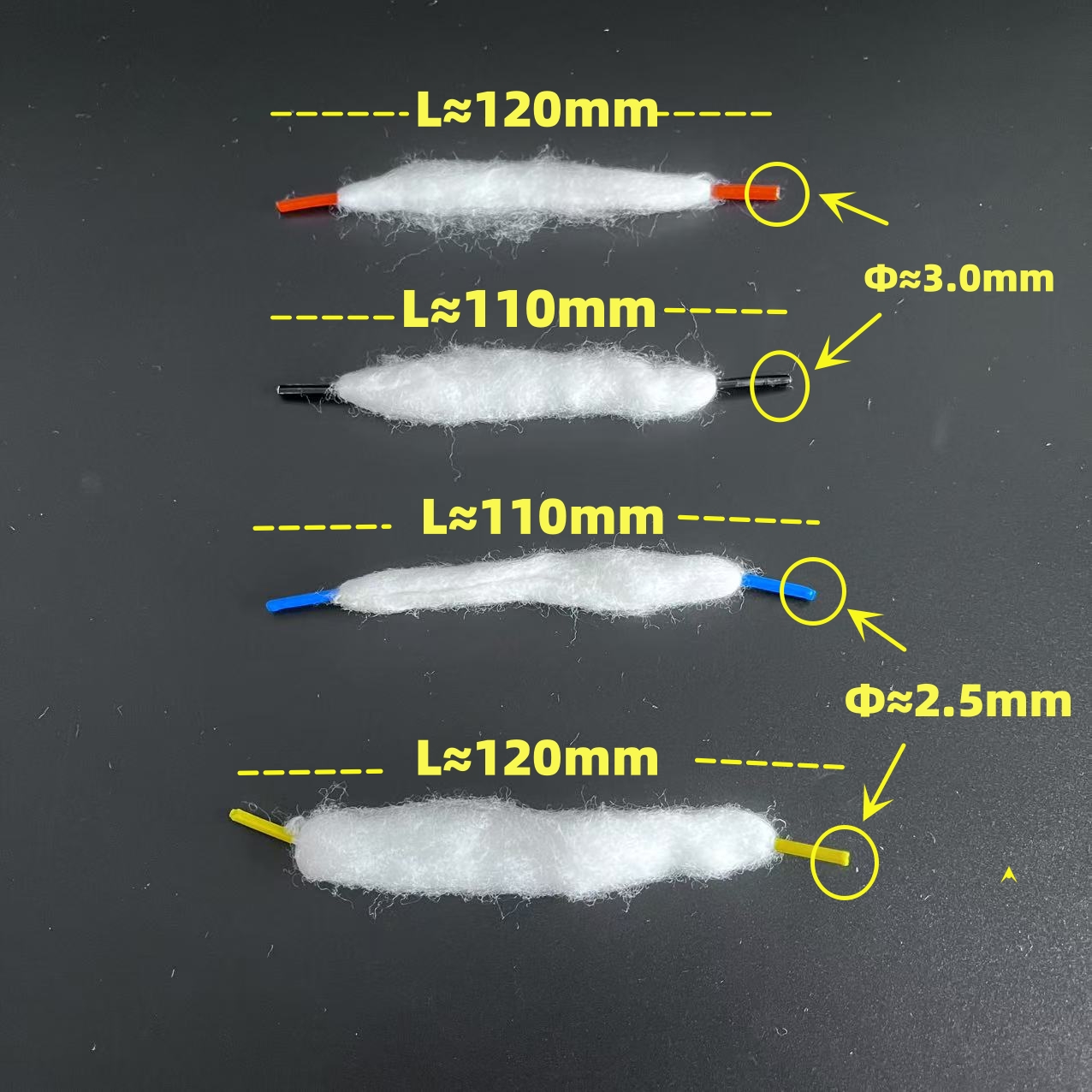 3.0/2.5mm Plastic Head Organic - огляд і ціна Cotton Wick Organic