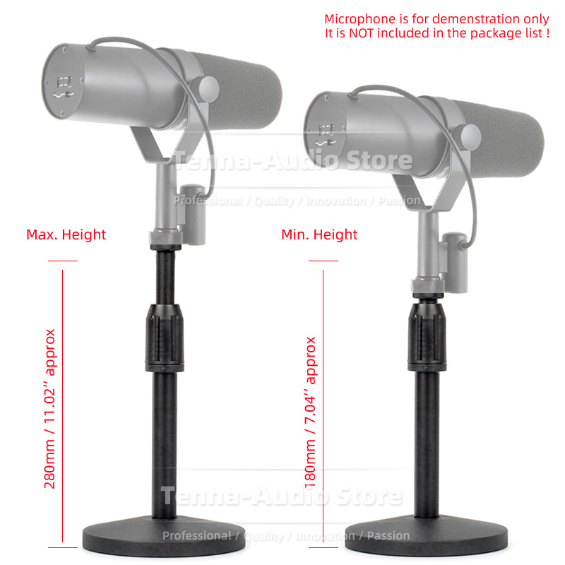 Desktop Mic Boom Rack Mount Co - огляд і ціна Shure Mic Sm7B