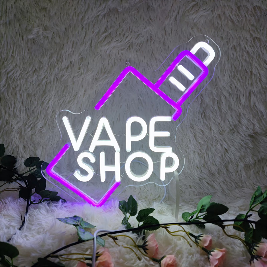 VAPE Shop LED Neon Sign Fit Fo - огляд і ціна Vaping Shop