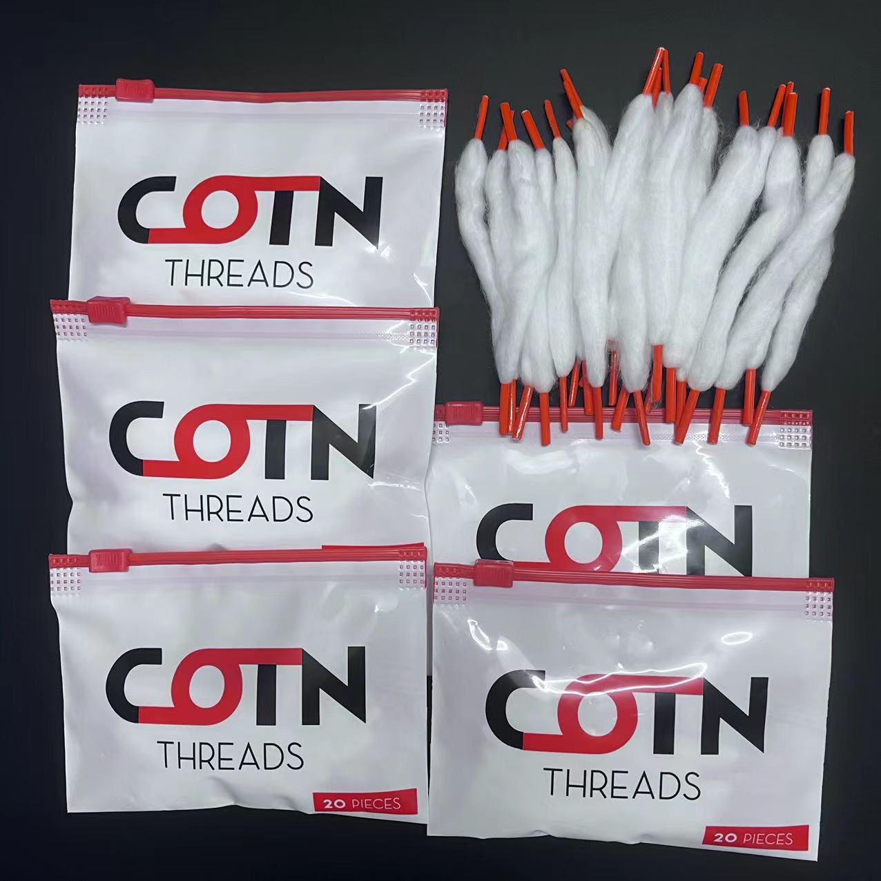 100/60/20pcs Prebuilt Wire Coi - огляд і ціна Cotton Wick Organic