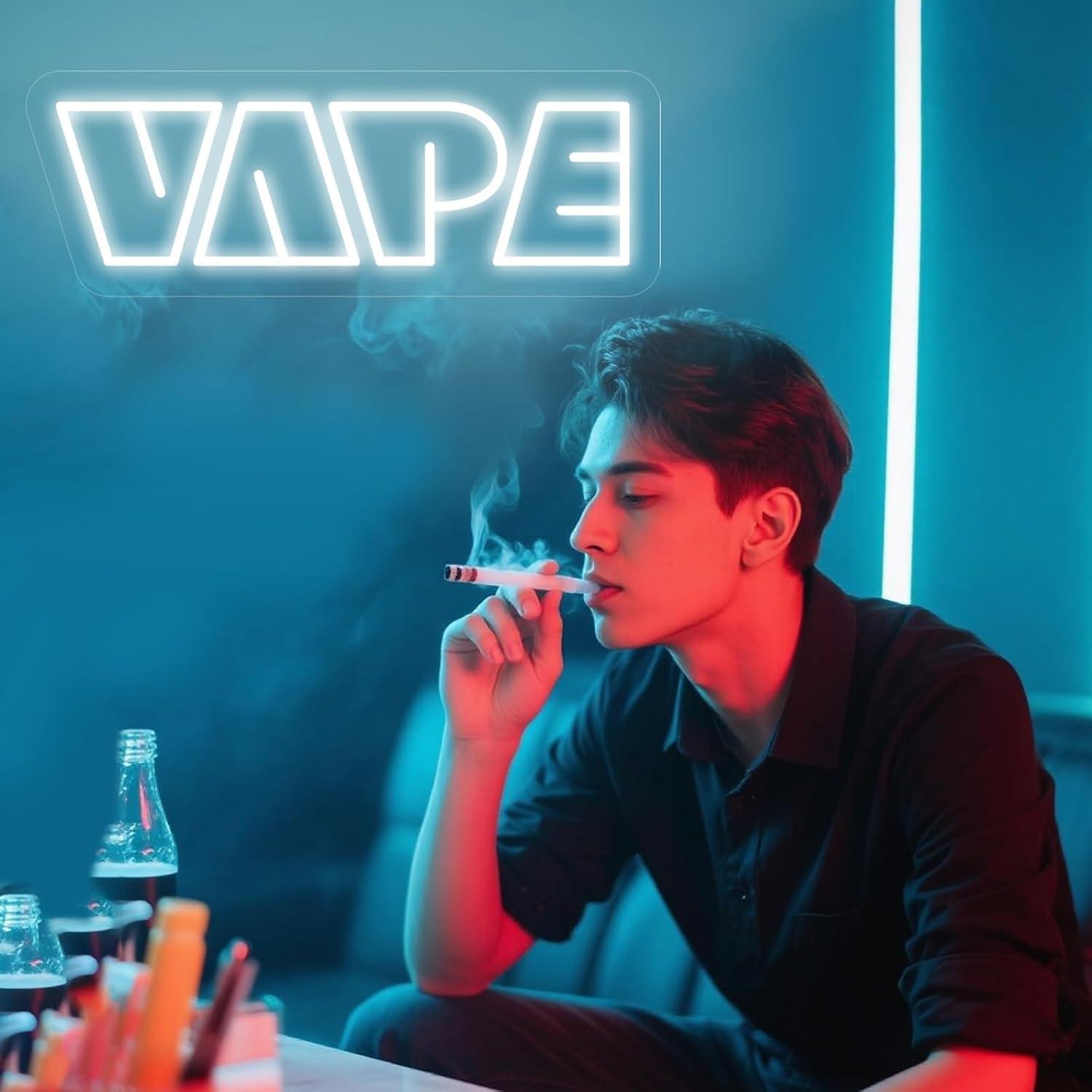 VAPE Neon Sign USB Dimmable LE - огляд і ціна Vaping Store