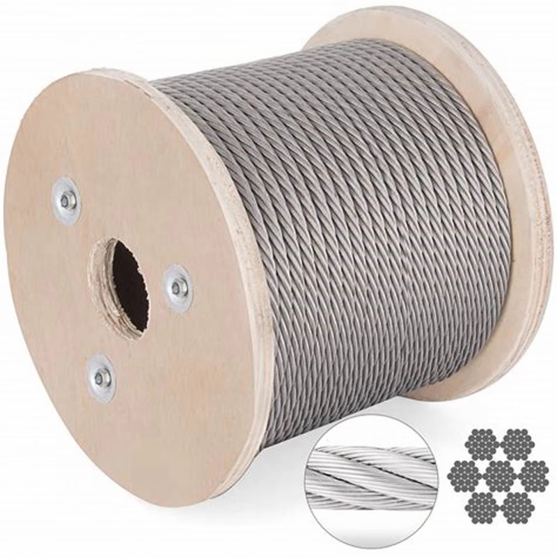 Wire Rope 7X19 Diameter 3.18mm - огляд і ціна Stainless Wire Ss316