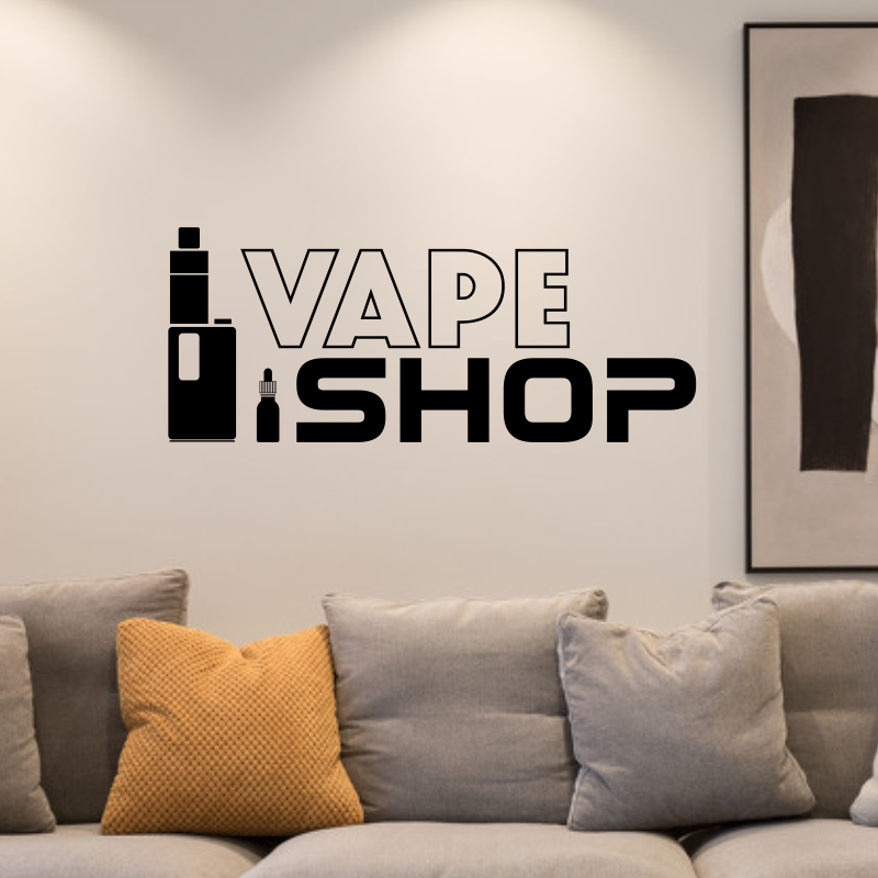 Vinyl Wall Decals Vape Shop Si - огляд і ціна Vaping Shop