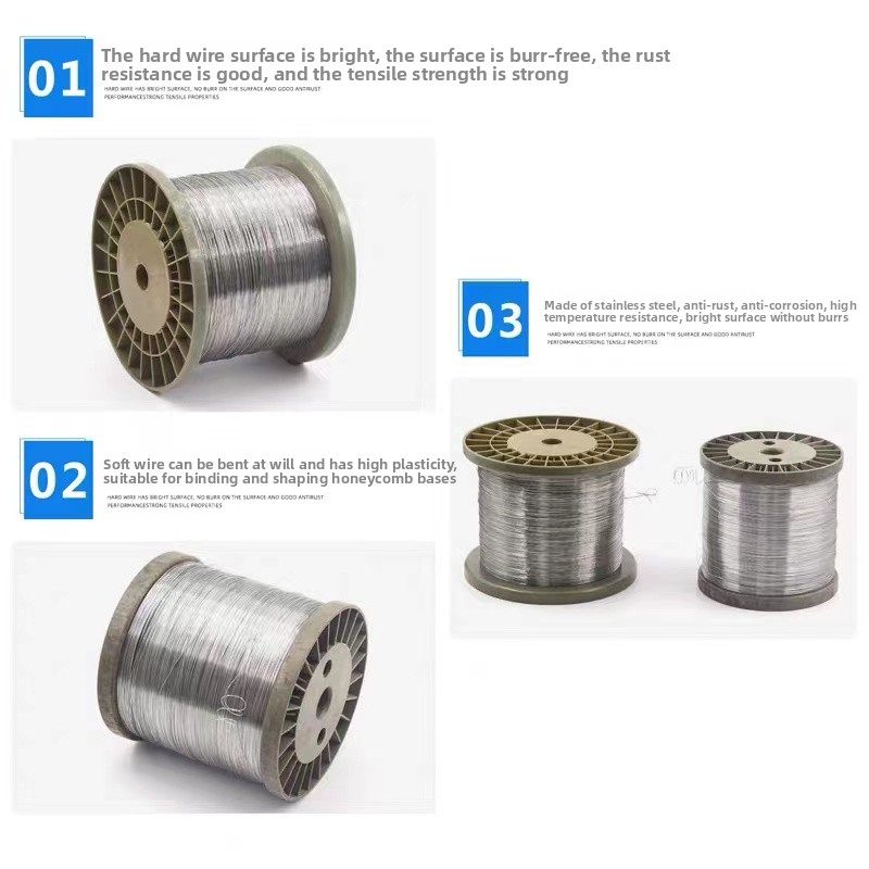 100m/lot 0.1mm 0.2mm 0.3mm 0.4 - огляд і ціна Stainless Wire Ss316