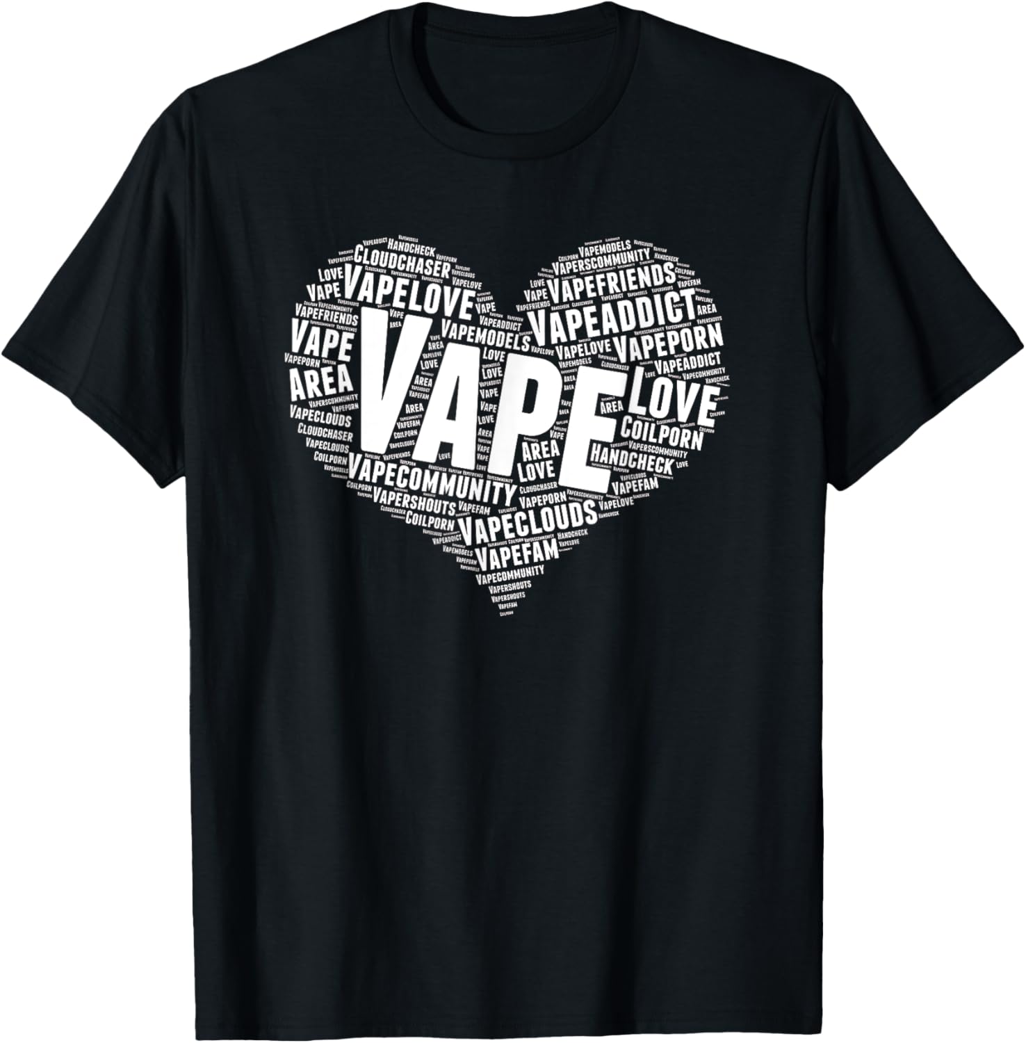Vape Heart Word Cloud Graphic  - огляд і ціна Vaping Shop