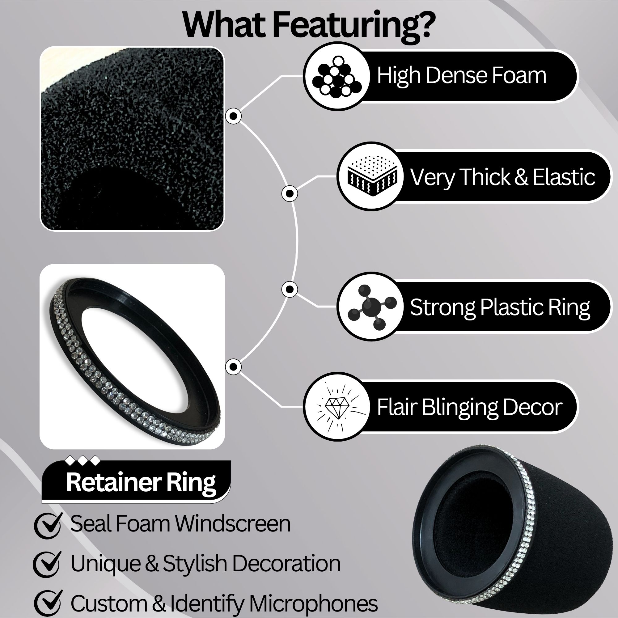 Shining MV7 Pop Filter for Shu - огляд і ціна Shure Mic Sm7B